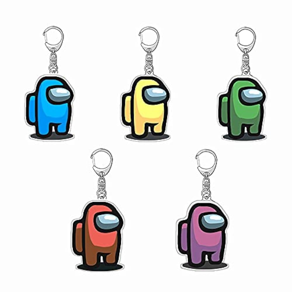 Amazon.co.jp: [Ladruph] AMONG US キーホルダー 5点セット携帯